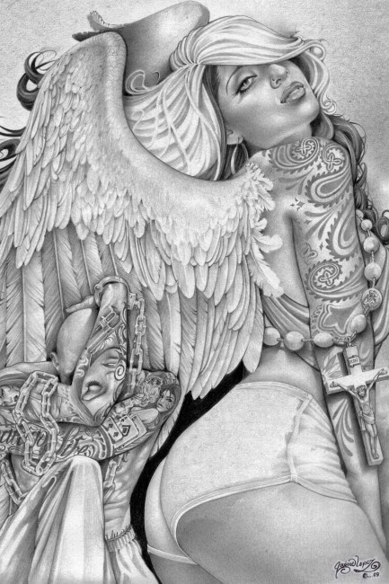 Angel Girl Art Print