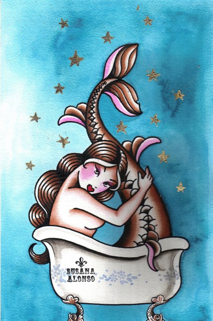 Bath Art Print