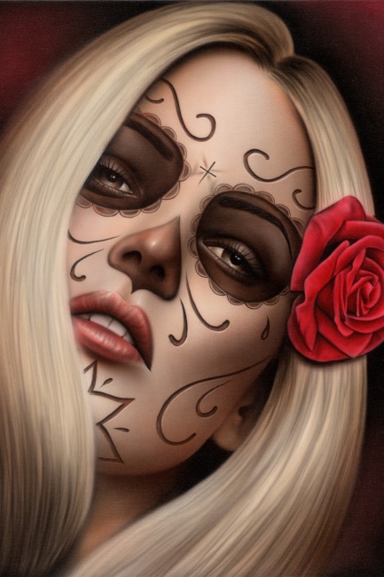 Spider's La Muerta Art Print