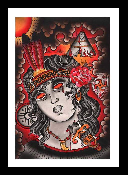 US Dagger Art Print