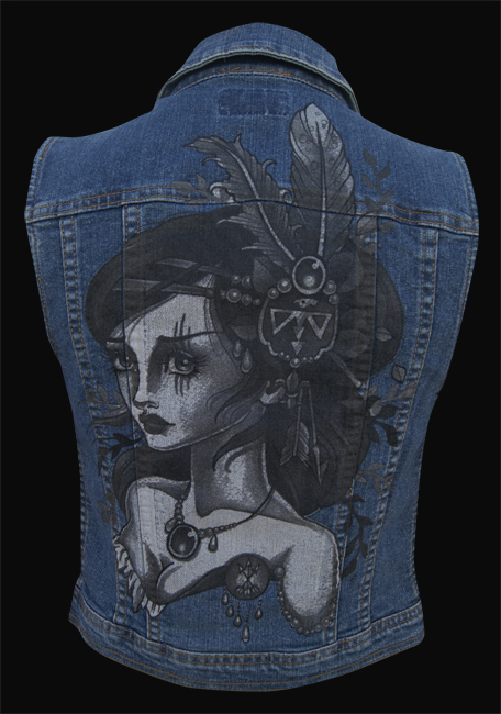 Womens Wind - Denim Vest