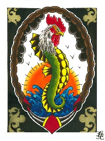 Chicken of the Sea - Canvas Giclee
