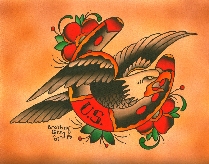 Eagle Horseshoe - Canvas Giclee