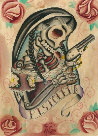 Pistolera - Canvas Giclee