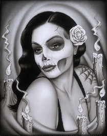 Day of the Dead Aria - Canvas Giclee