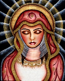 Blessed Mary - Canvas Giclee