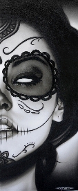 Sophia La Muerta - Canvas Giclee