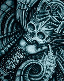 Alien Bio - Canvas Giclee