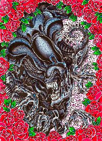Alien Queen - Canvas Giclee
