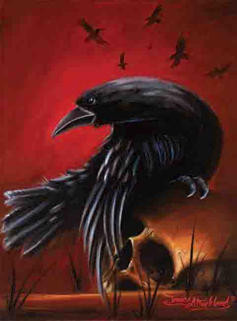 Crow Art Print