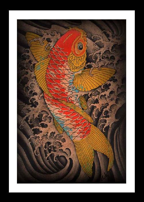 Koi Art Print