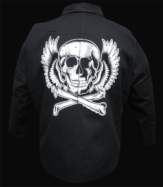 Mens Calavera Flight Blanket Lined Jacket