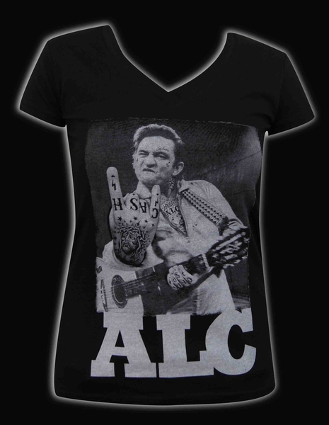 Womens Cash Only V-Neck Tee